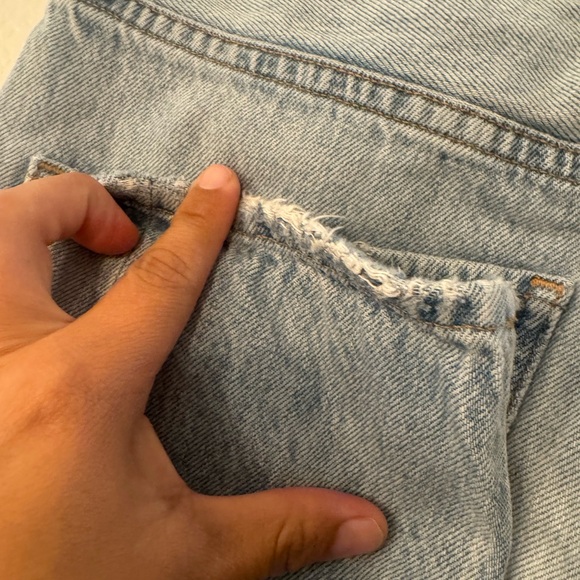 Agolde Jamie Light Wash Jeans - Picture 9 of 10